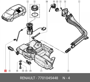 Деталь 7701045448 RENAULT