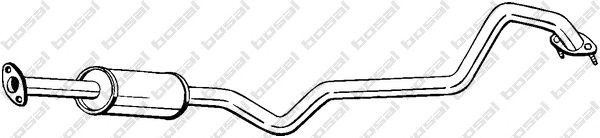 Средний глушитель выхлопных газов 285-417 BOSAL