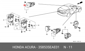 Лампа 35853SEAE01 HONDA