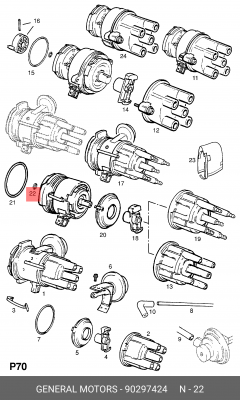 Уплотнительное кольцо, клапанная фо 90297424 GENERAL MOTORS