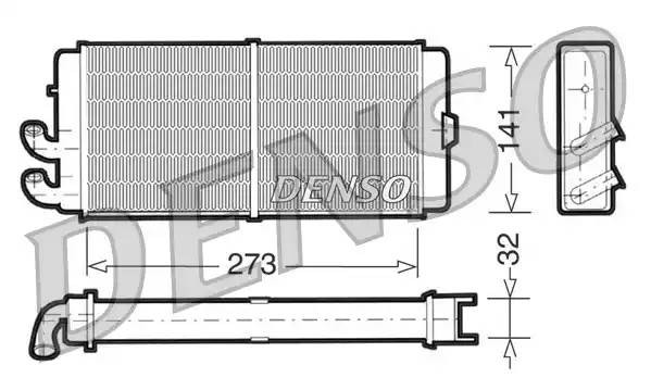 Теплообменник, отопление салона DRR02001 DENSO