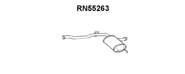 Предглушитель выхлопных газов RN55263 VENEPORTE