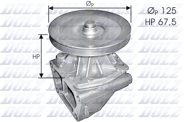 Водяной насос S124 DOLZ