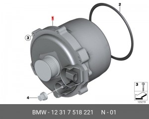 Генератор 12 31 7 518 221 BMW