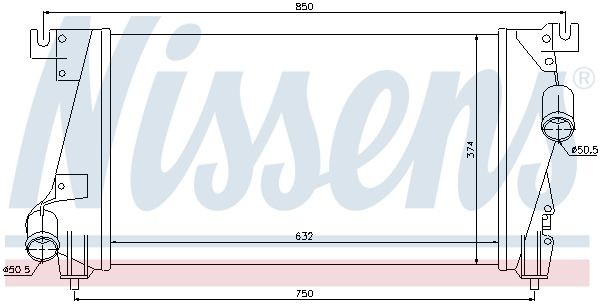 Интеркулер 96848 NISSENS