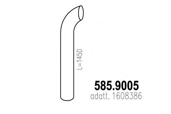 Выпускной трубопровод 5859005 ASSO
