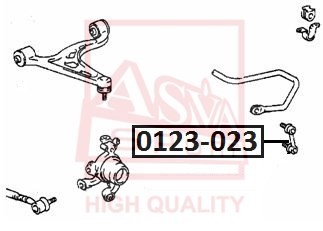 Стойка стабилизатора 0123-023 ASVA