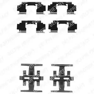 Комплектующие, колодки дискового тормоза LX0130 DELPHI