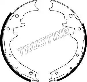 Комплект тормозных колодок 040154 TRUSTING