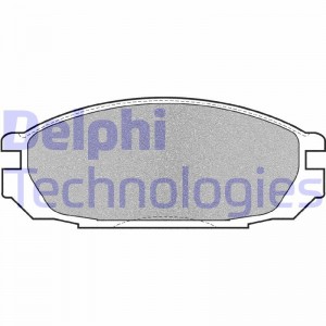 Комплект тормозных колодок, диско LP983 DELPHI
