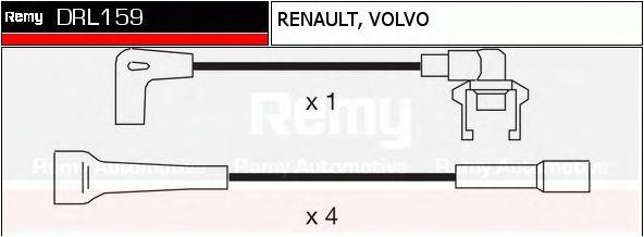 Ккомплект проводов зажигания DRL159 DELCO REMY