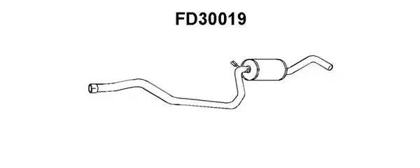 Предглушитель выхлопных газов FD30019 VENEPORTE