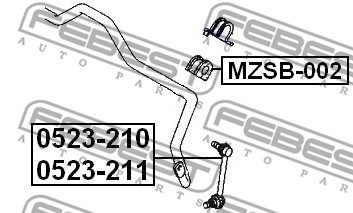 Деталь MZSB002 FEBEST