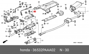 Лямбда-зонд 36532PAAA02 HONDA