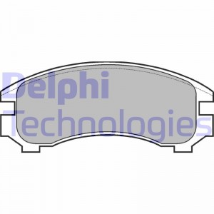 Комплект тормозных колодок, диско LP546 DELPHI