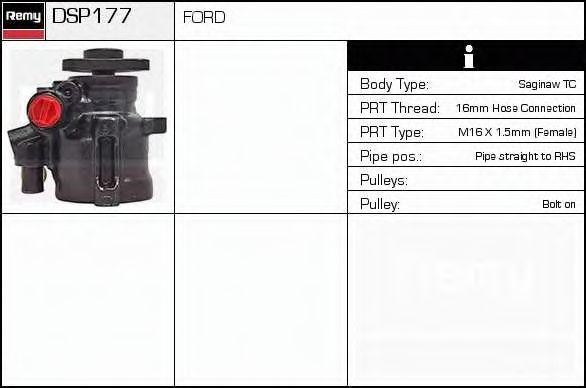Гидравлический насос, рулевое управление DSP177 DELCO REMY