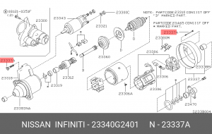 Болт 23340-G2401 NISSAN