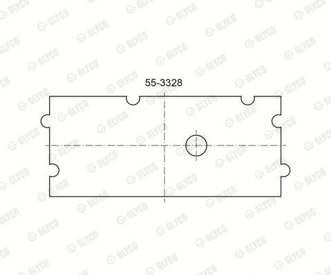 Подшипник 55-3328 GLYCO