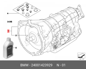 АКПП в сборе 24 00 1 423 929 BMW