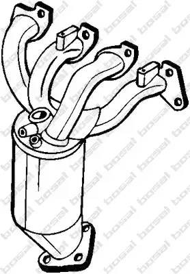 Катализатор 099-641 BOSAL
