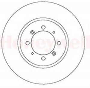 Тормозной диск 561473B BENDIX JURID