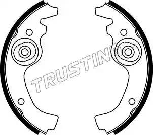 Комплект тормозных колодок 034038 TRUSTING