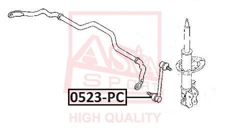 Стойка стабилизатора 0523-PC ASVA