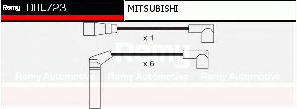 Ккомплект проводов зажигания DRL723 DELCO REMY