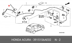Деталь 39151S6AE02 HONDA