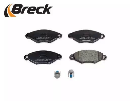Комплект тормозных колодок, диско 219800070200 BRECK