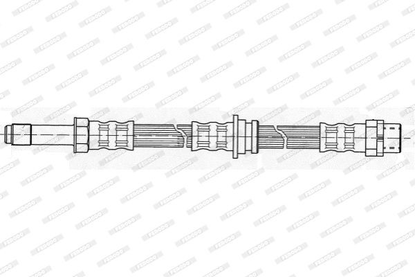 Тормозной шланг FHY2252 FERODO
