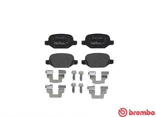 Комплект тормозных колодок, диско P23065 BREMBO