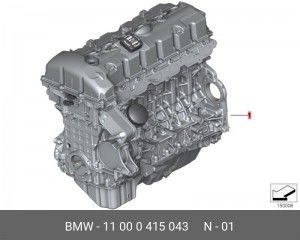 Двигатель Внутреннего Сгорания 11 00 0 415 043 BMW