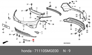 Деталь 71110SMGE00 HONDA