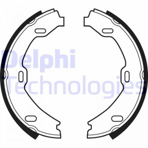 Комплект тормозных колодок, диско LP699 DELPHI