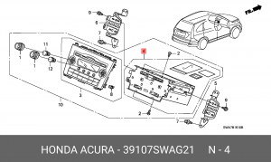 Деталь 39107SWAG21 HONDA