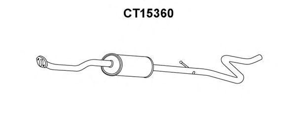 Предглушитель выхлопных газов CT15360 VENEPORTE