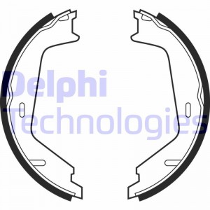 Комплект тормозных колодок, стояночная тормозная система LS1884 DELPHI