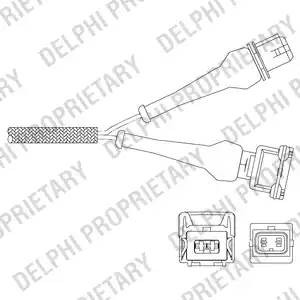 Лямбда-зонд ES1104112B1 DELPHI