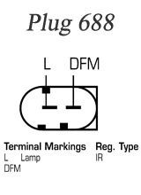 Генератор DRB5420 DELCO REMY