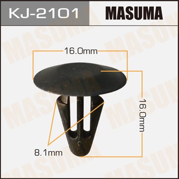Клипса крепежная KJ2101 MASUMA