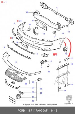 Деталь 1S7117A990AF FORD