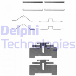 Комплектующие, колодки дискового тормоза LX0034 DELPHI