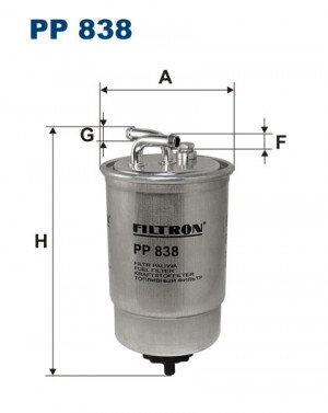 Фильтр топливный PP838 FILTRON