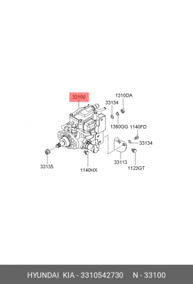 ТНВД 3310542730 HYUNDAI KIA