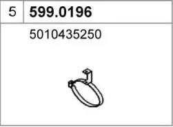 Монтажный комплект, глушитель 5990196 ASSO