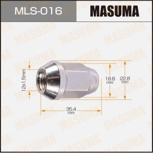 Гайка крепления колеса MLS-016 MASUMA
