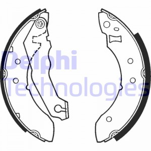 Комплект тормозных колодок LS1242 DELPHI