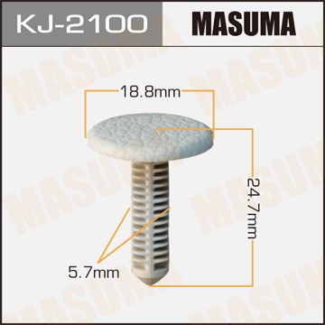 Клипса крепежная KJ2100 MASUMA