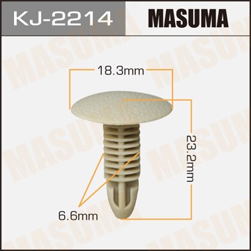 Клипса крепежная KJ2214 MASUMA